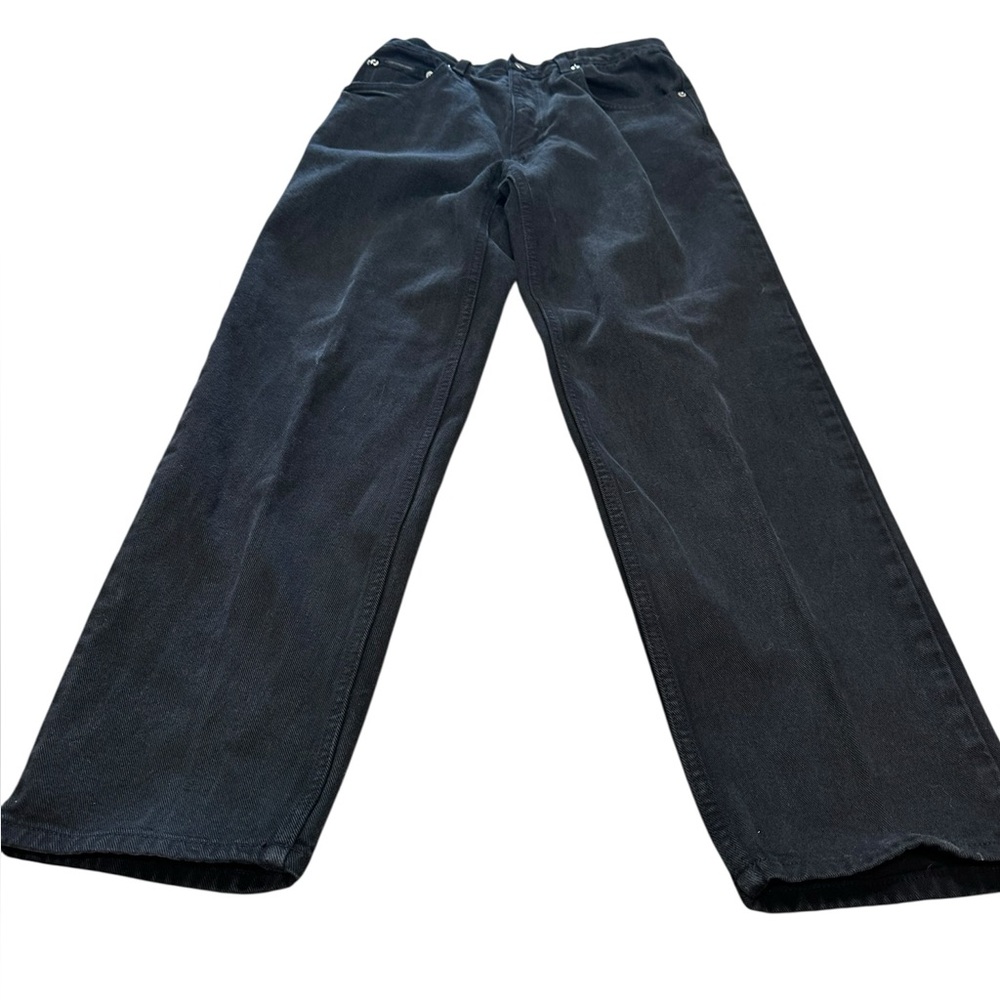 Calvin Klein Jeans Men’s Black Easy Fit Zip Fly Denim Jeans